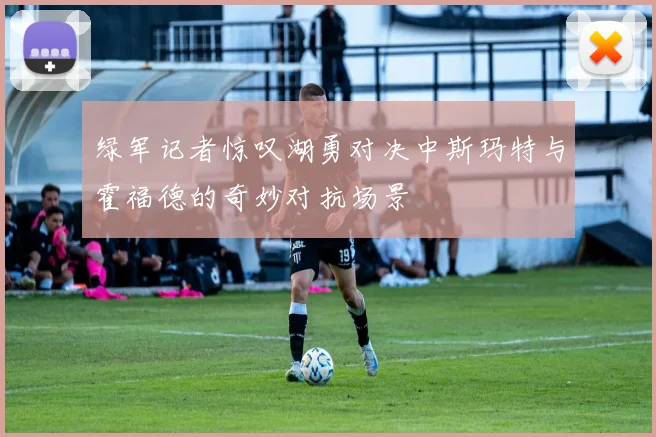 绿军记者惊叹湖勇对决中斯玛特与霍福德的奇妙对抗场景
