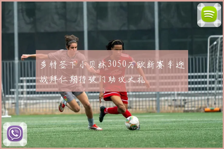多特签下小贝林3050万欧新赛季迎战拜仁期待破门助攻大礼